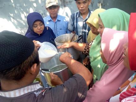 Pelatihan Membuat Dawet, Pemberdayaan Dhuafa'